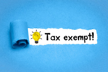 Tax exempt!