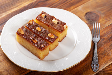 urkish Dessert Sambali , Sambaba or Damascus