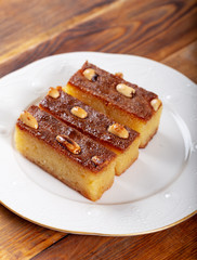 urkish Dessert Sambali , Sambaba or Damascus