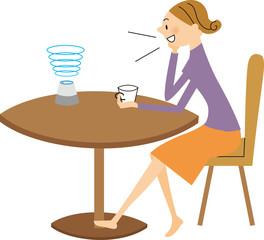 スマートスピーカー　女性