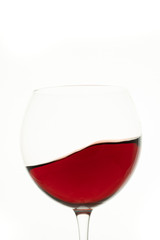 Red wine in glass
