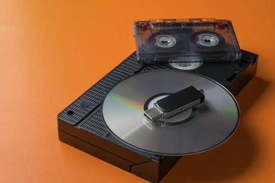 Outdated and modern data carriers