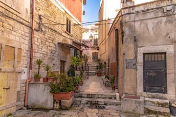 Fototapeta na wymiar Centro storico Andria - Old Town Andria Puglia
