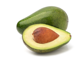 Avocado isolated on white