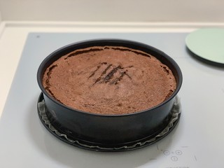 chocolate sponge cake, cooking process