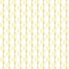 Seamless gold textile pattern. Design element stock vector illustration for web, print, wallpaper, wrapping paper, fabric print