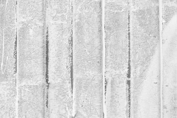 Crack Concrete Wall Background. Wall Paint Peeling. Cracked Flaked Shabby Wall With Rundown Stucco Layer Texture.