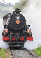 Fototapeta premium old steam locomotive