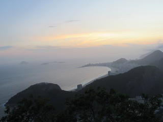 sunset in the mountains - Rio de Janeiro Brazil