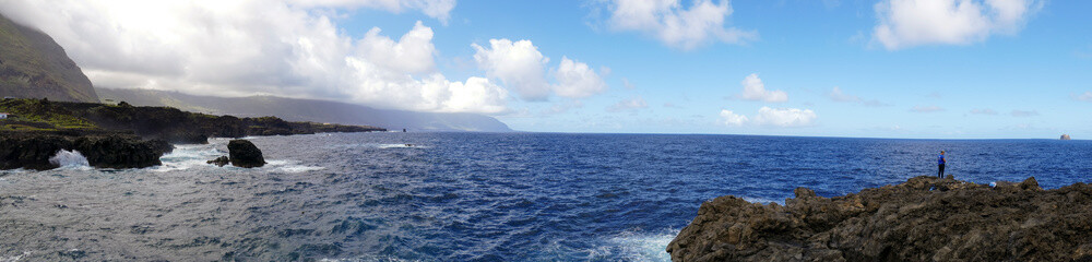 Coastal landscape Las Puntas, El Golfo, El Hierro, Canary Islands, Spain