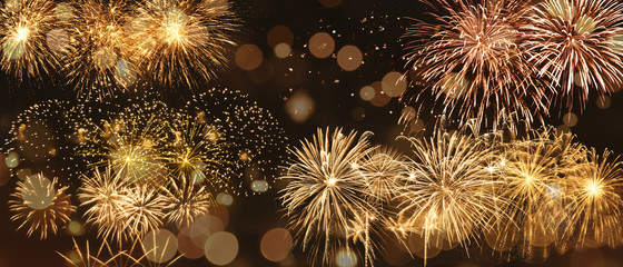 Wunderschönes Feuerwerk
