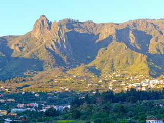 View on mountains of gran canaria island, Spain.