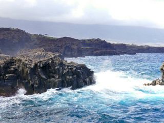 Coastal landscape Las Puntas, El Golfo, El Hierro, Canary Islands, Spain