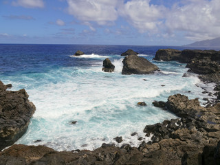 Coastal landscape Las Puntas, El Golfo, El Hierro, Canary Islands, Spain