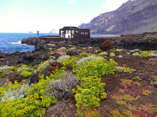 Coastal landscape Las Puntas, El Golfo, El Hierro, Canary Islands, Spain