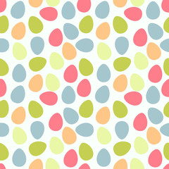 easter egg soft seamless pattern vector
