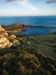 See im Hochland von Irland an den Klippen von Slieve League