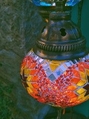 chinese lantern in garden