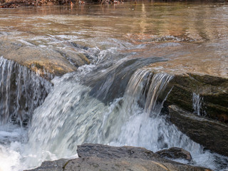 Cheaha Falls in the Talladega National Forest in Alabama, USA
