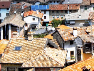 roofs of an italian town