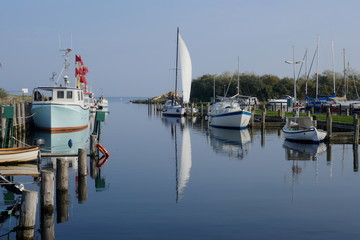 Small  boat-  and fishing port on the Baltic Sea.
Hohwacht, Lippe, Schleswig-Holstein, Germany,...