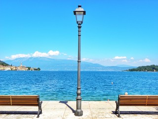 Lamp on the sea