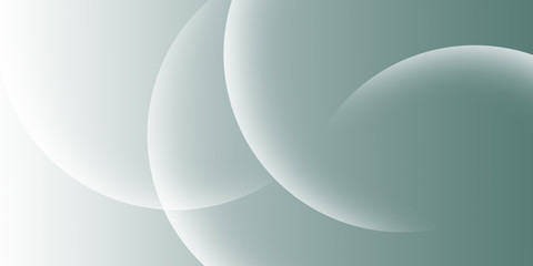 Abstract soft white and green color technology modern futuristic background