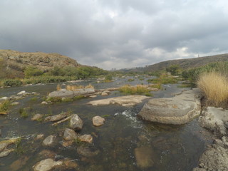 river in the mountains