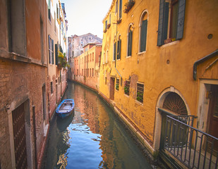 Beautiful View of canal venice