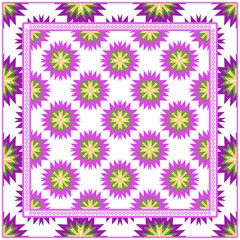 Decorative Pattern With Geometric Ornament. Perfect For Printing On Fabric Or Paper. Vector Illustration.