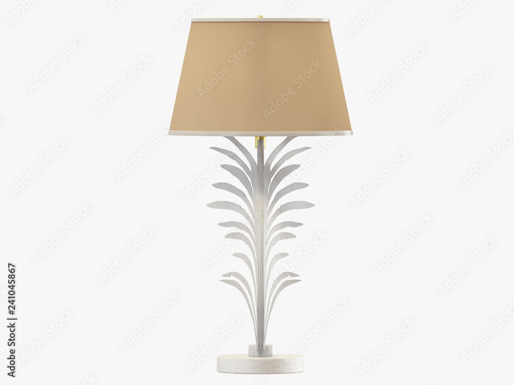 Poster table lamp 3d rendering