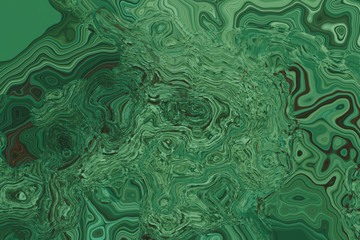 Abstract background with a surface imitating green malachite