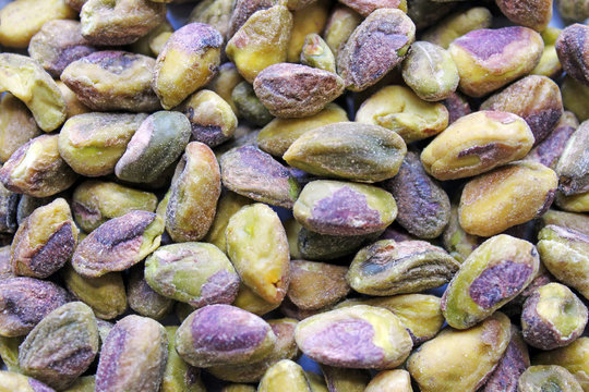 Pistachio Nuts Close
