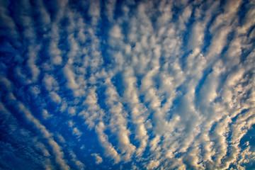 blue sky with clouds