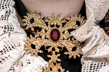 Sardinian Jewelry Macro Close-up Photo