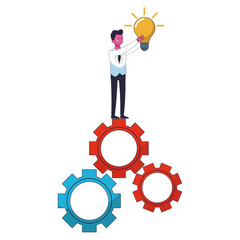 executive businessman cartoon