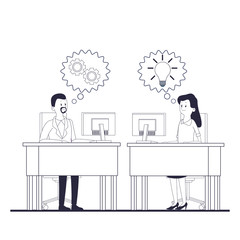 business coworkers executives