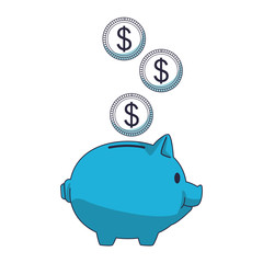 saving money cartoon