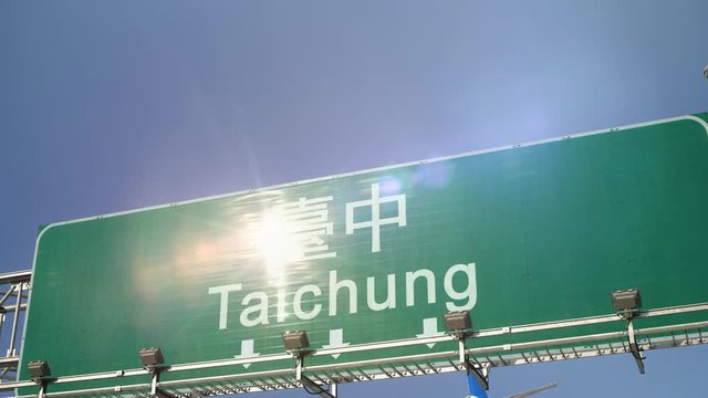 Airplane Landing Taichung
