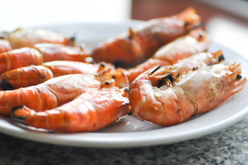 grilled shrimp or roasted shrimp