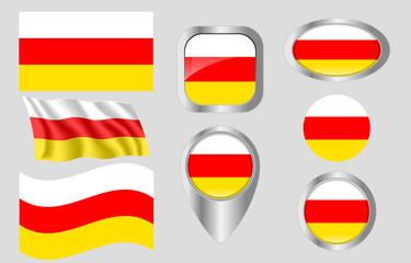 Flag of South Ossetia