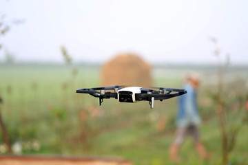 Drone in farm