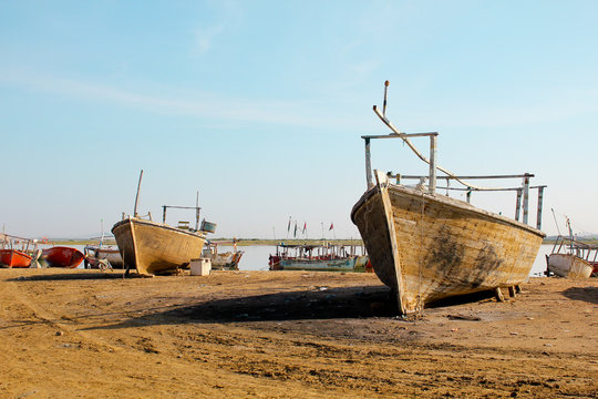 Charna Fishing Village Karachi Pakistan