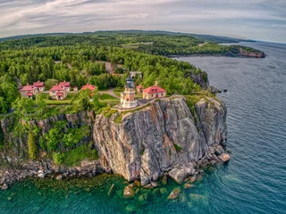 Foto op Plexiglas Splitrock Lighthouse State Park is located on the North Shore of Lake Superior in Minnesota © Jacob