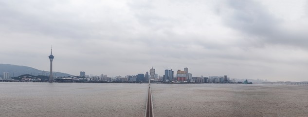 Macao city skyline