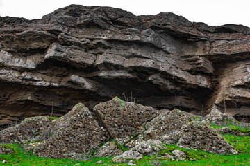 Amazing beautiful rocks in the highlands