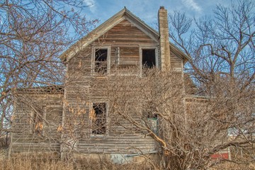 Abandoned House in Rural South Dakota