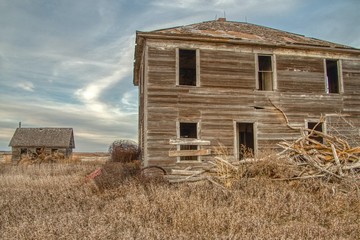 Abandoned House in Rural South Dakota