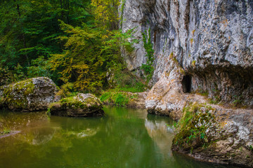 waterfall in forest