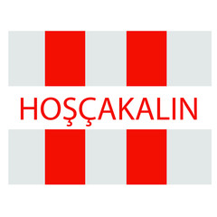 vector icon of bye bye turkish